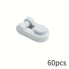 60pcs Building Blocks 1x1 U Clip 6019 Handle Closed Ends Technical Parts