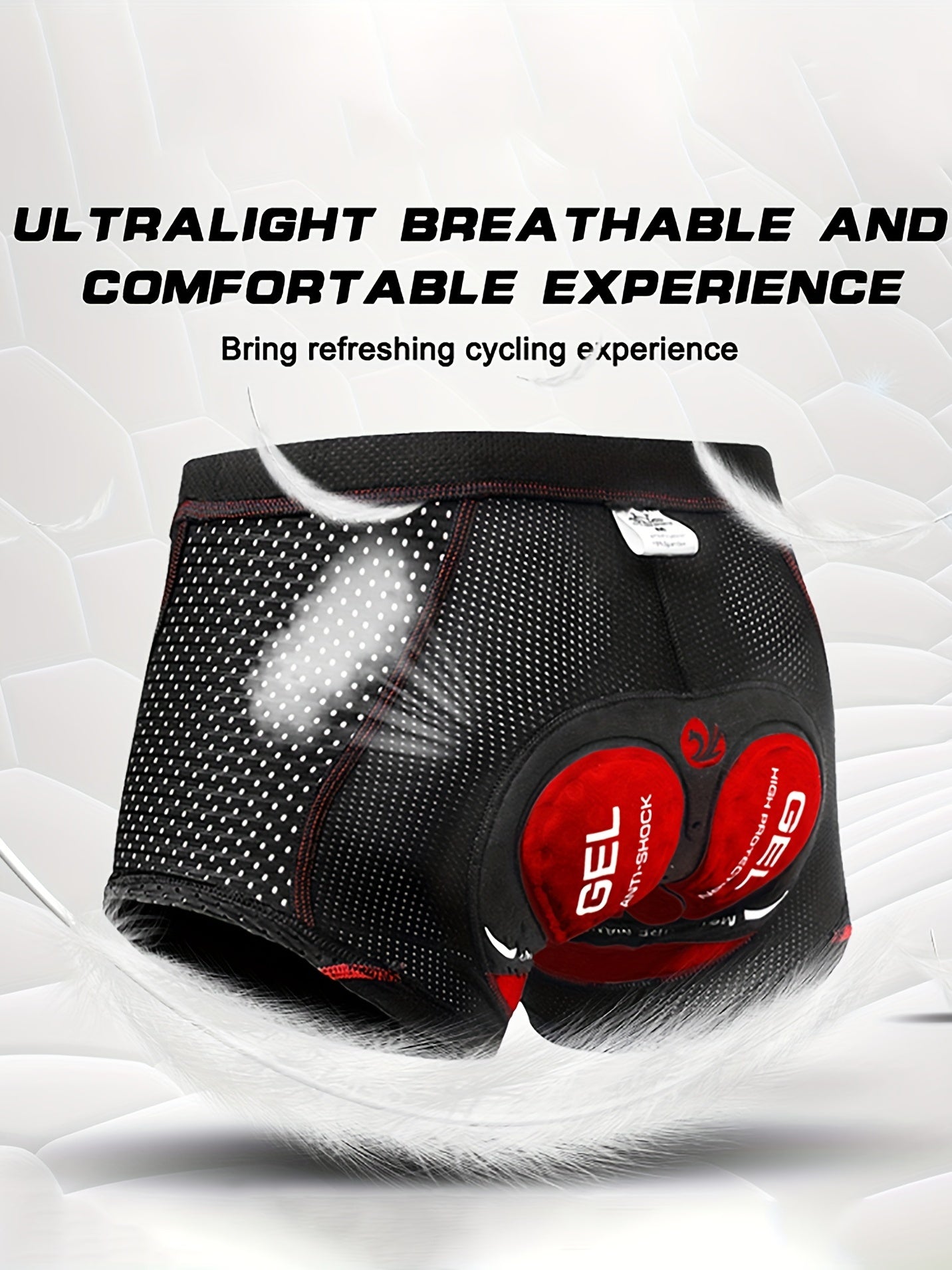 Men's Padded Cycling Shorts for Outdoor Sports