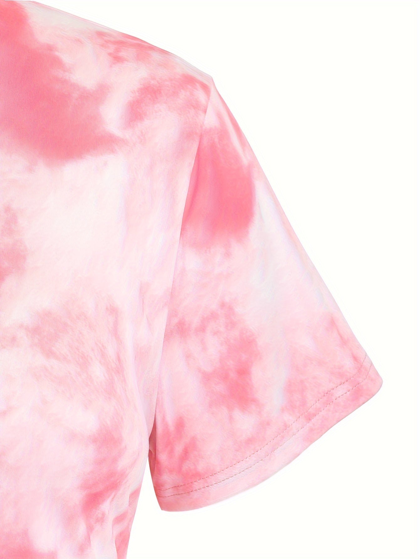  Tie Dye Pajama Set Short Sleeve Tee & Pants