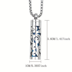 Aromatherapy Diffuser Necklace Stainless Steel Box Style