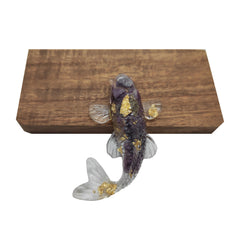 Crystal Stone Gravel Goldfish Shape Small Jewelry Gift