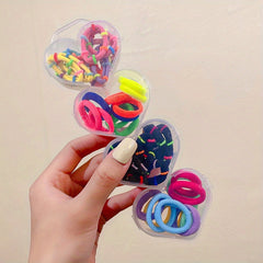 320pcs Macaron Hair Accessories Elastic Hair Tie Claw Clip
