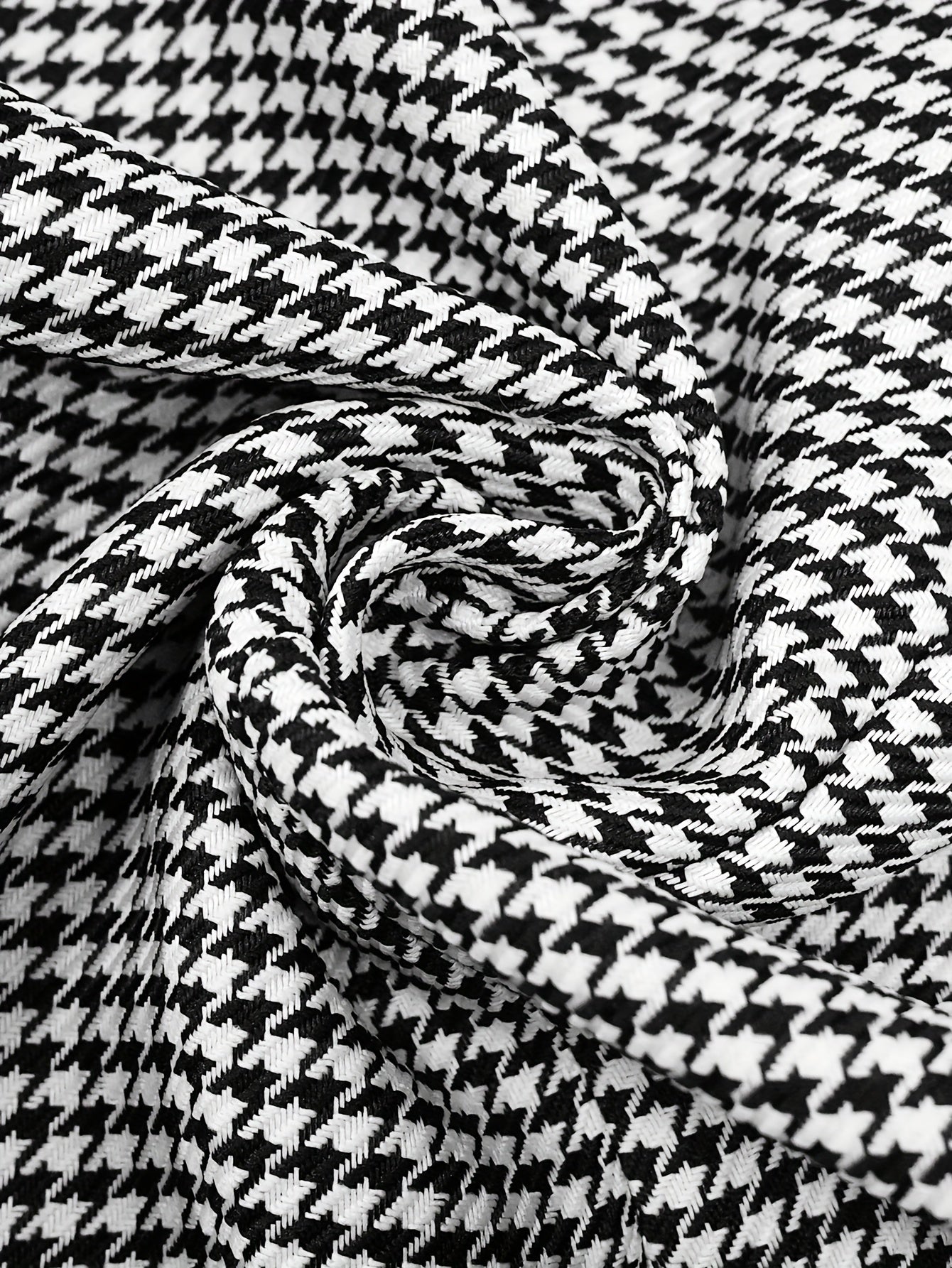  Houndstooth Print Slim Blazer