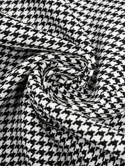  Houndstooth Print Slim Blazer