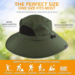 Unisex Versatile Sunshade Foldable Bucket Hat with Double-Sided Sun Hat