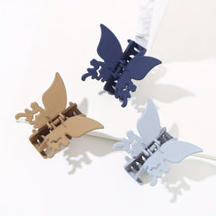 3PCS Butterfly Hair Clip Women's Frosted Hair Clips