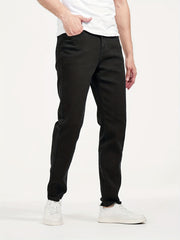 Men's Cotton Regular Fit Stretch Jeans for Spring Summer