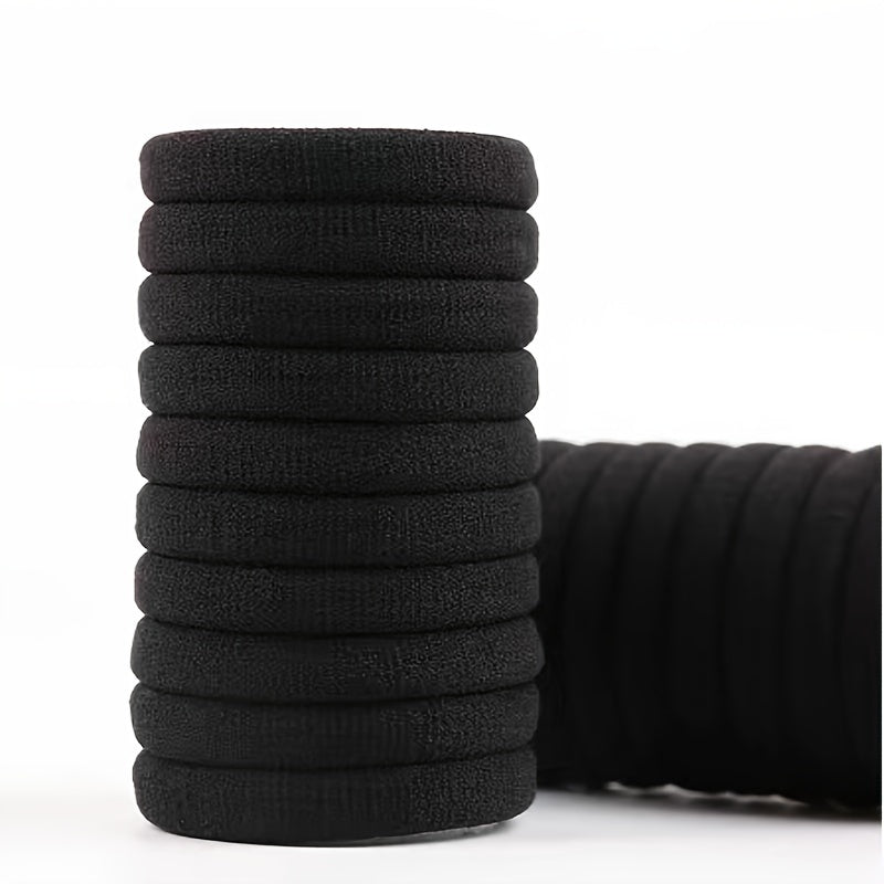 30 Seamless Thick Hair Band Elastic Hair Ties No Damage Ponytail Holder