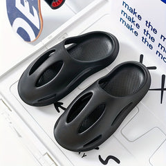Men's Anti-skid Slides Hollow Out Platform Slippers