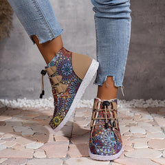 Ethnic Style Snow Boots Comfortable Thickened Winter Footwear