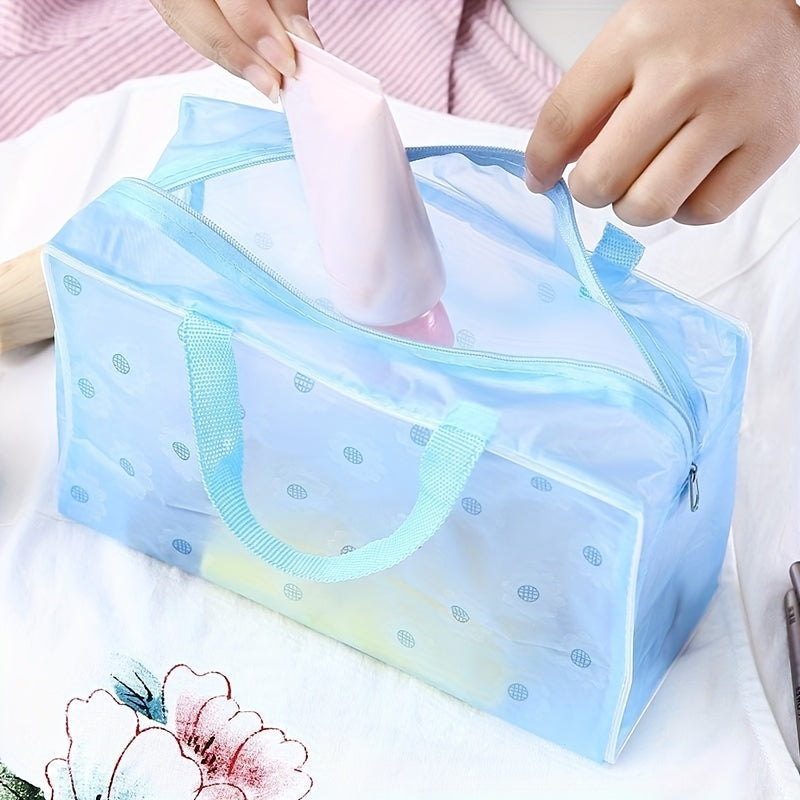 Large Capacity Makeup Pouch Portable Cosmetic Storage Bag
