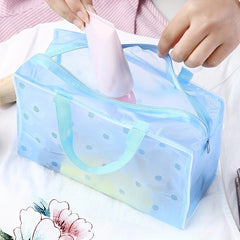 Large Capacity Makeup Pouch Portable Cosmetic Storage Bag