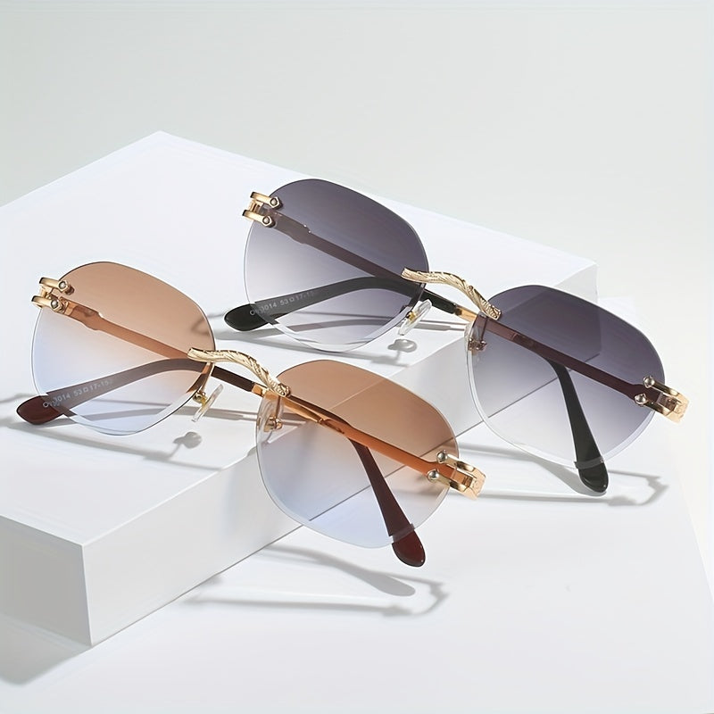Retro Rimless Sunglasses 3014 Catch all
