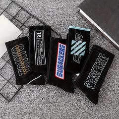 5 Pairs Letter Print Socks Crew Mid Tube Women's Stockings