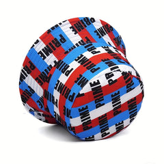 Colorful Letter Reversible Bucket Hat for Men Women
