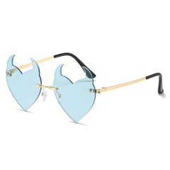 Abnormal Party Rimless Sunglasses for Women