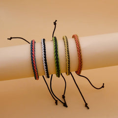 Men's Adjustable Braided Bracelet for 21st Birthday Party