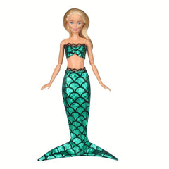 Mermaid Swimsuits Bathing Suits for Dolls - Summer Bikini Swimwear