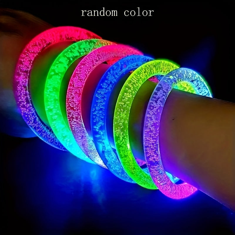 Acrylic Glitter Bracelet LED Light Up Toy