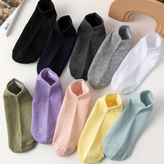 10 Pairs Soft & Lightweight Ankle Socks Women's Stockings