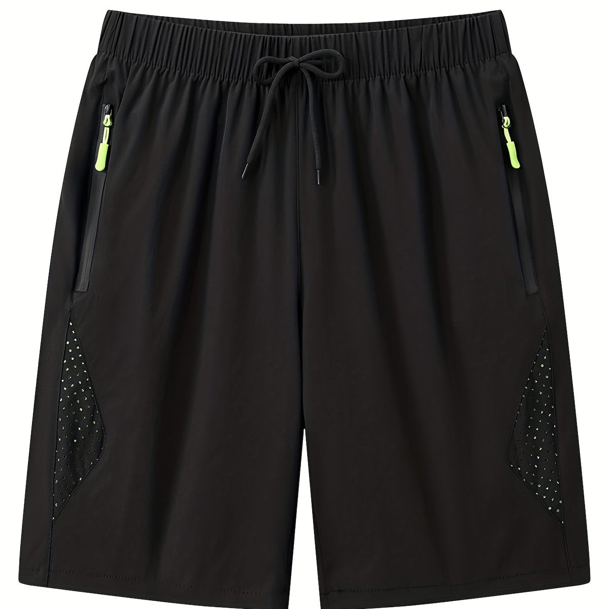 Quick Dry Drawstring Shorts with Zip Pockets Men s Casual Breathable Nylon Short