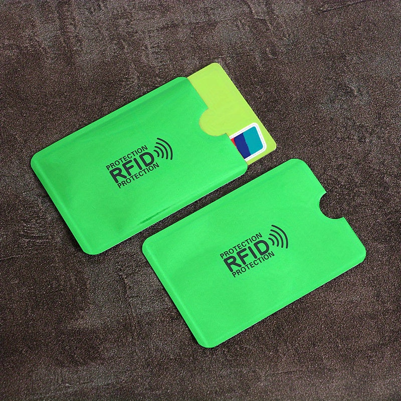 5Pcs RFID Aluminum Card Holders Credit Card Sleeve