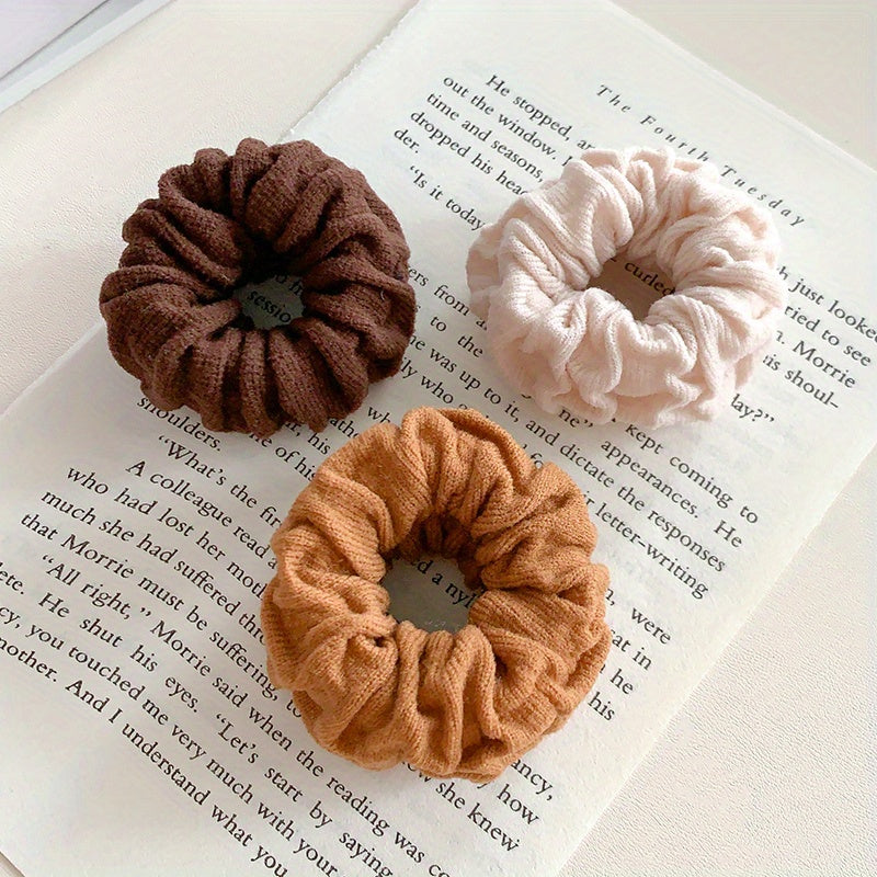 3pcs Elastic Hair Tie Ponytail Holders Scrunchies Hair Accessories