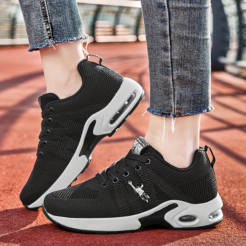 Women's Mesh Lace-up Athletic Running Shoes