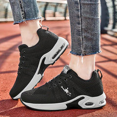 Women's Mesh Lace-up Athletic Running Shoes