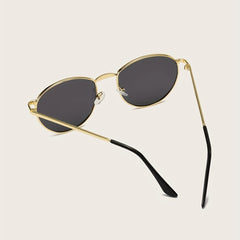 Round Frame Sunglasses Vintage Cat Eye Glasses UV400