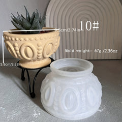 Silicone Mold for Plant Pot, Candle Holder, Aroma Wax, Succulent Flower Pot