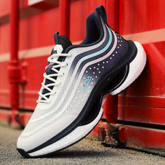 Men's Striped Running Shoes Breathable ETPU Sole