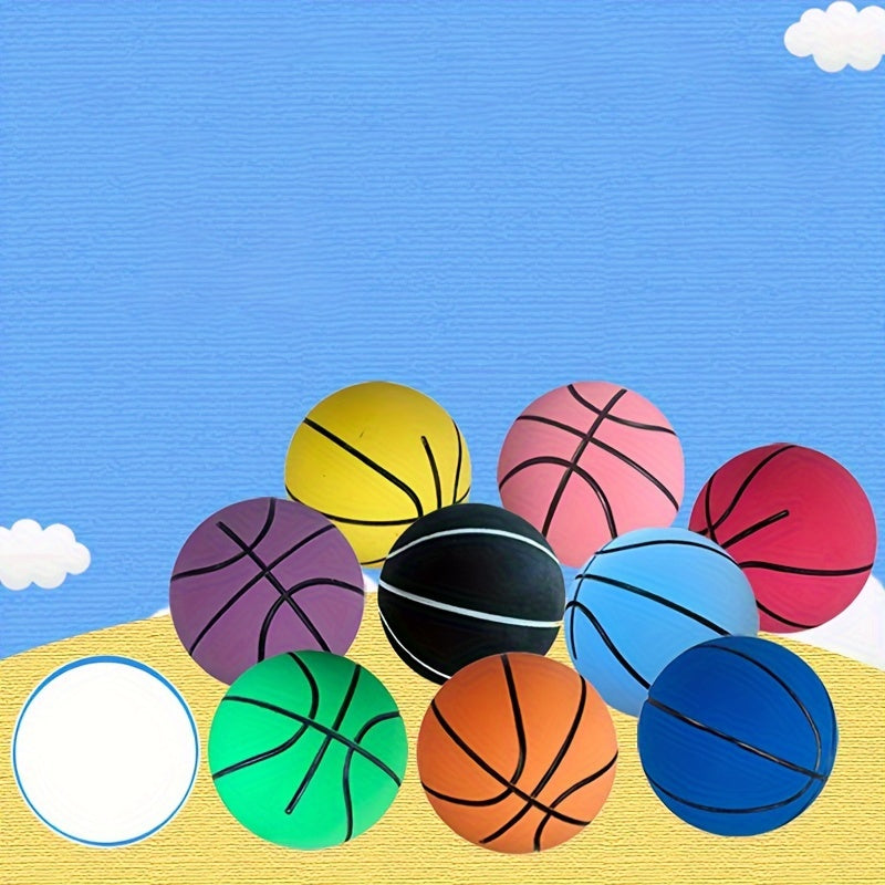 3pcs Mini High Elastic Rubber Ball Creative Mini Basketball