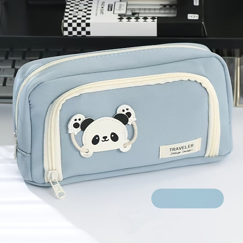 Panda Large Capacity Pencil Case for School Students