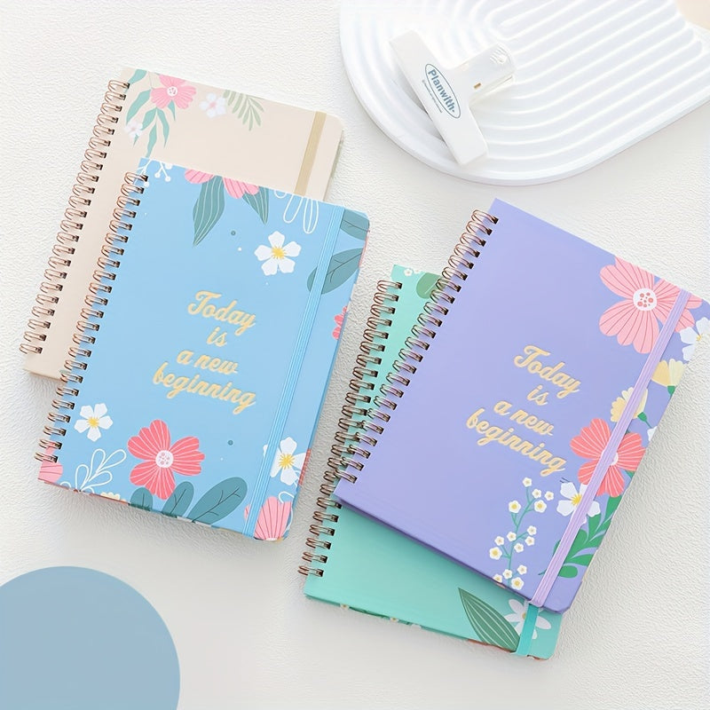 Weekly Plan Book A5 Spiral Notebook Loose leaf English Planner Schedule Diary