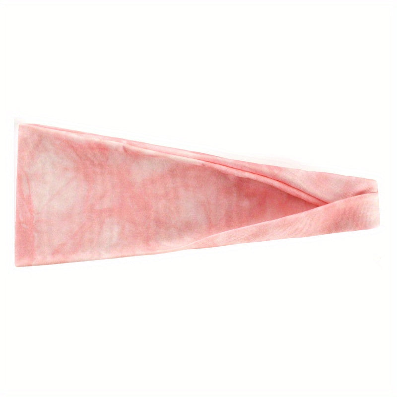 Tie Dye Wide Boho Headband for Women