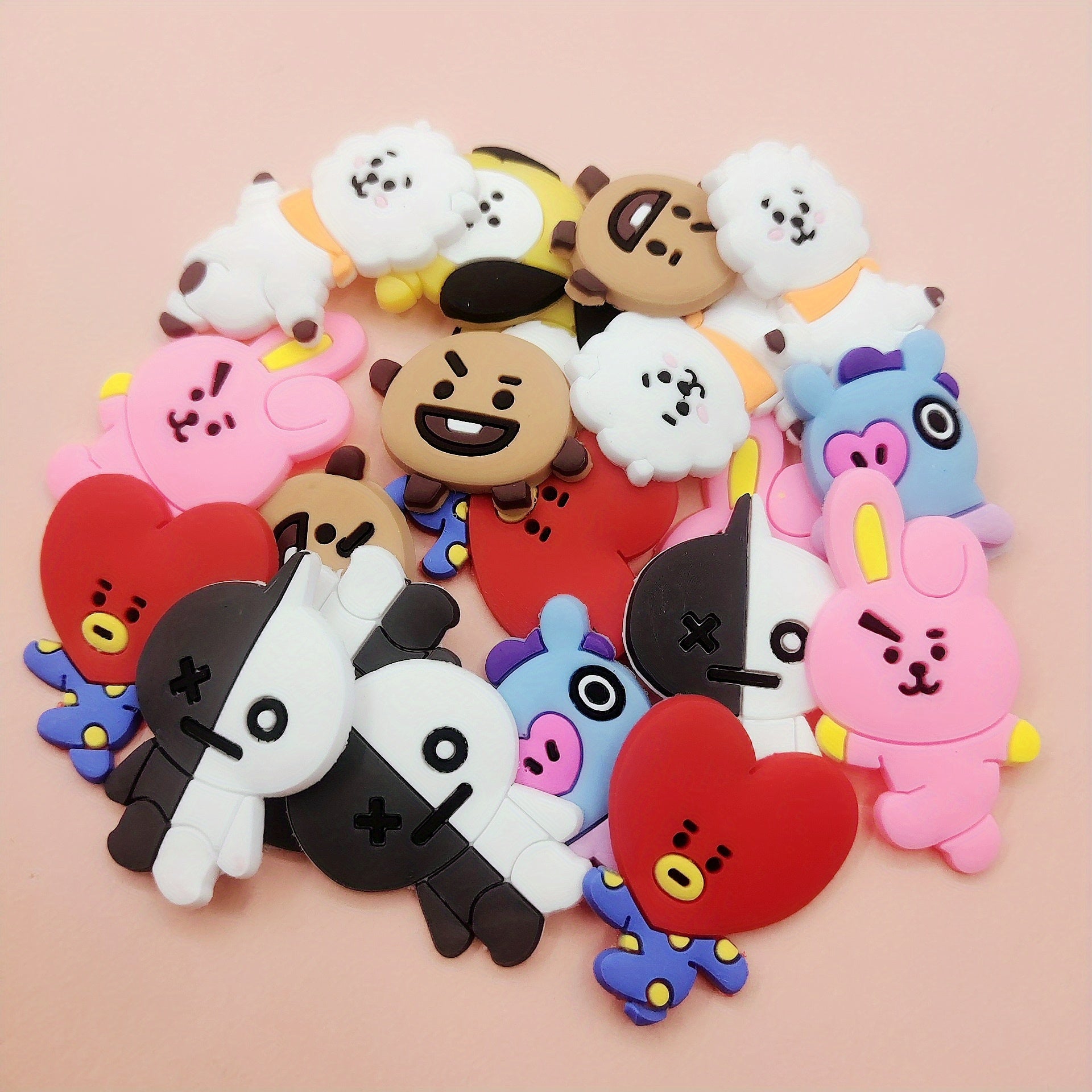 10 20pcs Cute Animal Shoes Charms for Phone Case Decoration