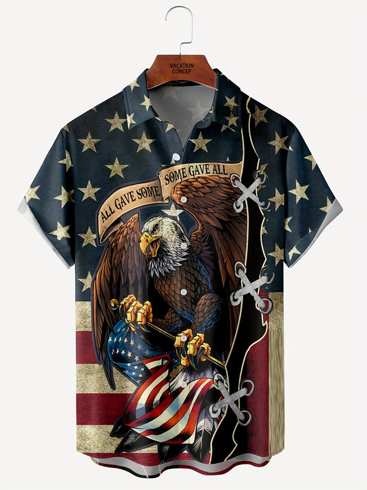 Independence Day 4th Of July Casual Short Sleeve Shirt