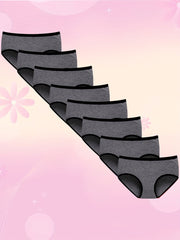 Teen Girls Cotton Brief Panties 8 Pack