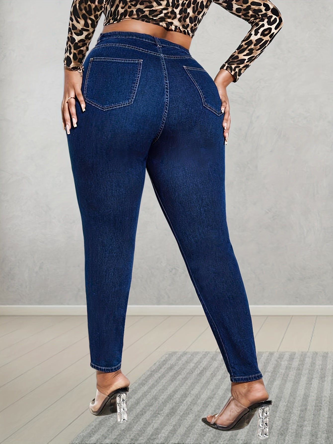  High Rise Skinny Jeans