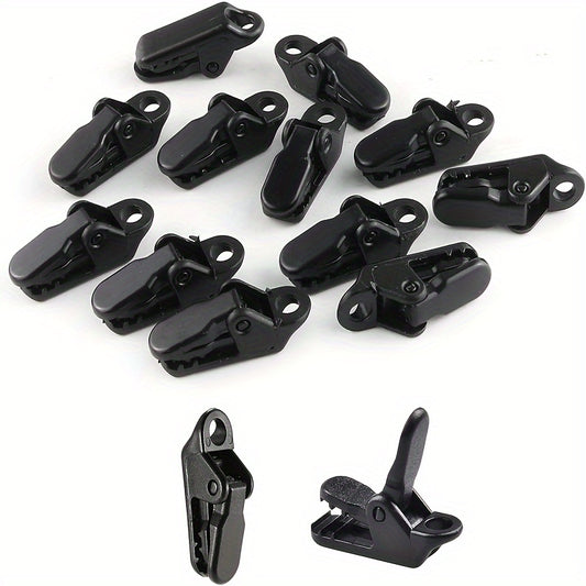 10pcs Tent Clip for Camping and Hiking Adjustable Buckle