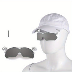 Men's Adjustable Cap Clip Polarized Sunglasses