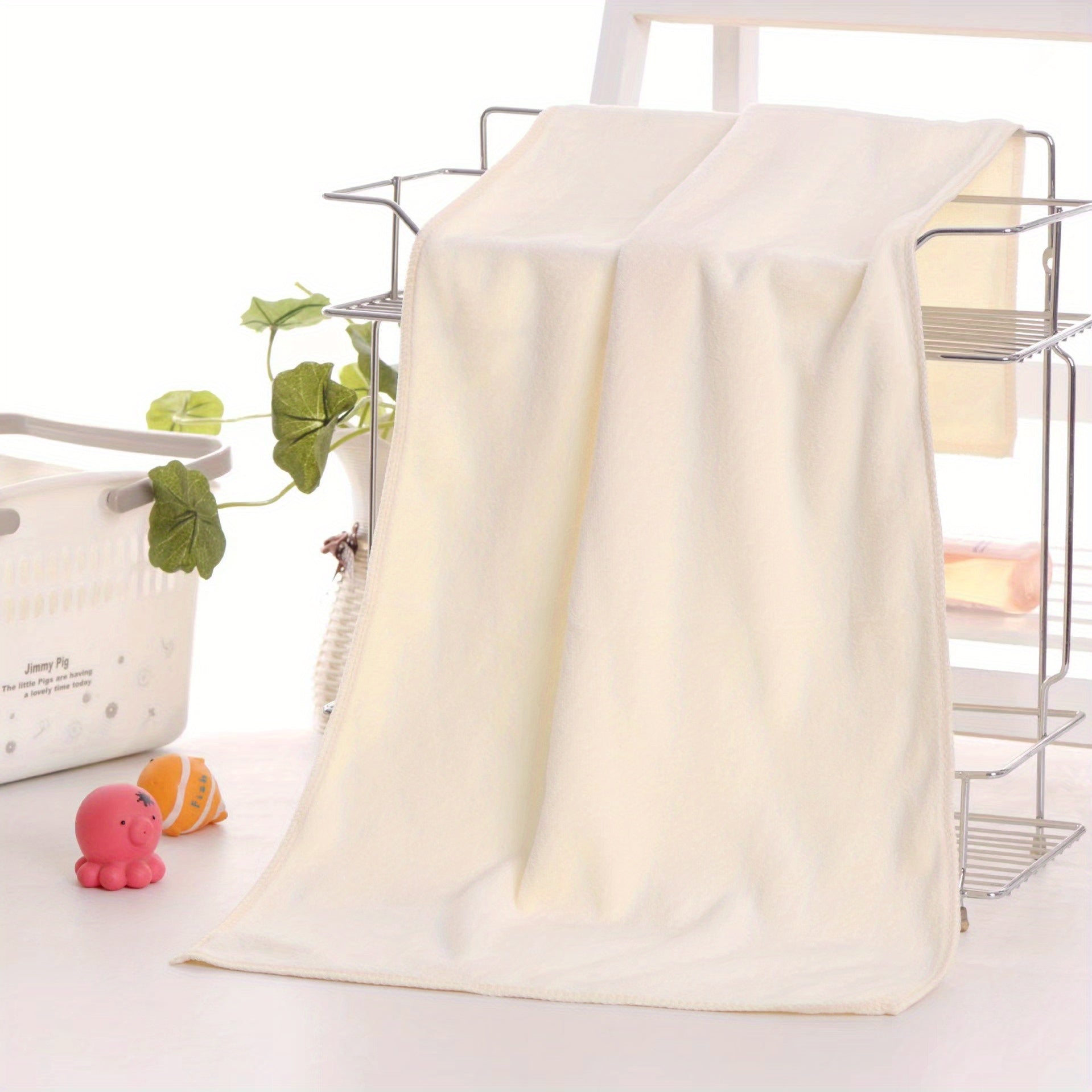 Absorbent Microfiber Hand Towel 13.78 x 29.53 Inches