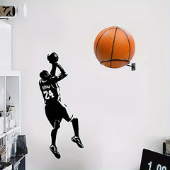 Wall Mounted Basketball & Football Storage Rack Frame with 1pc Placement Rack