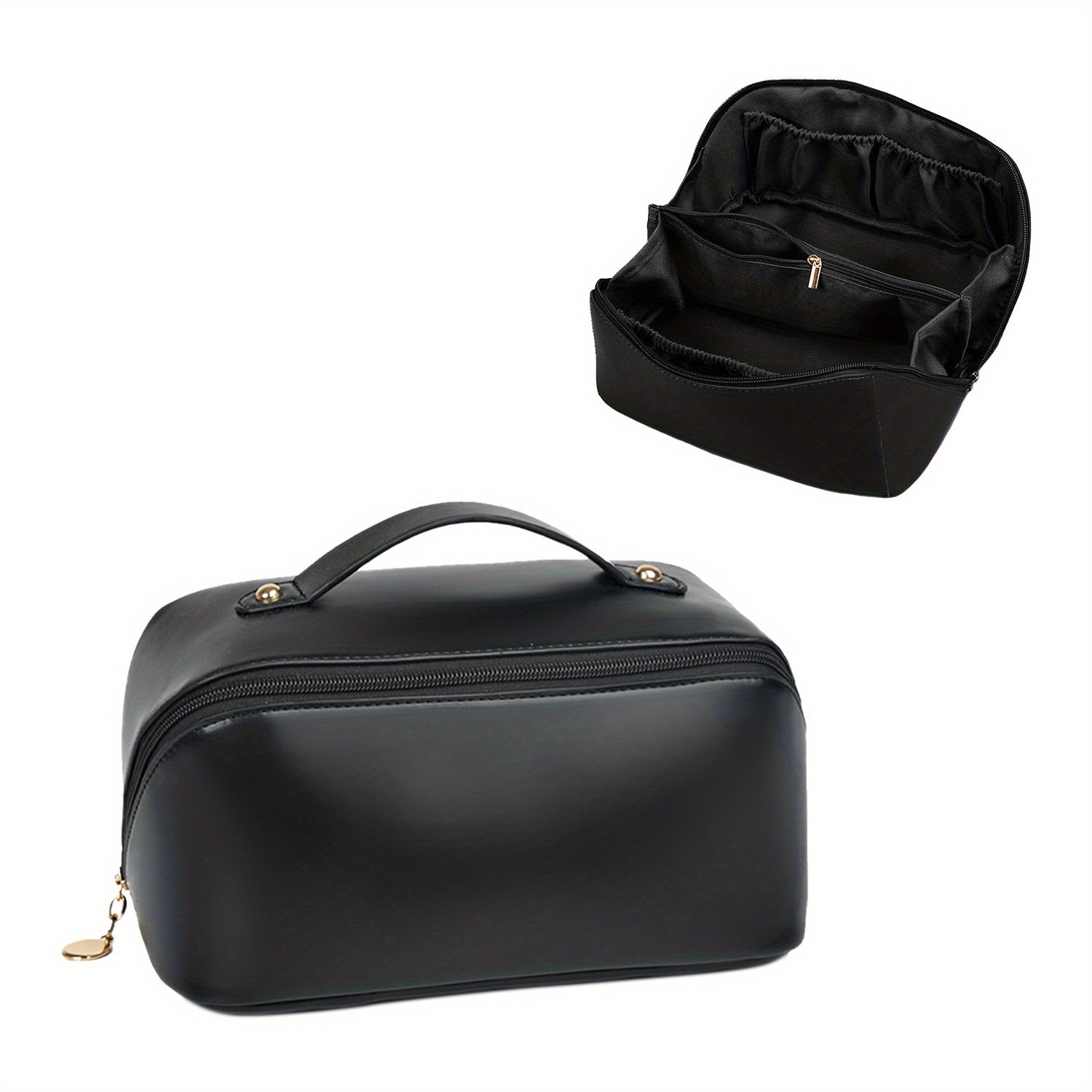 Portable Cosmetic Bag Letter Graphic Travel Storage Waterproof Toiletry Bag