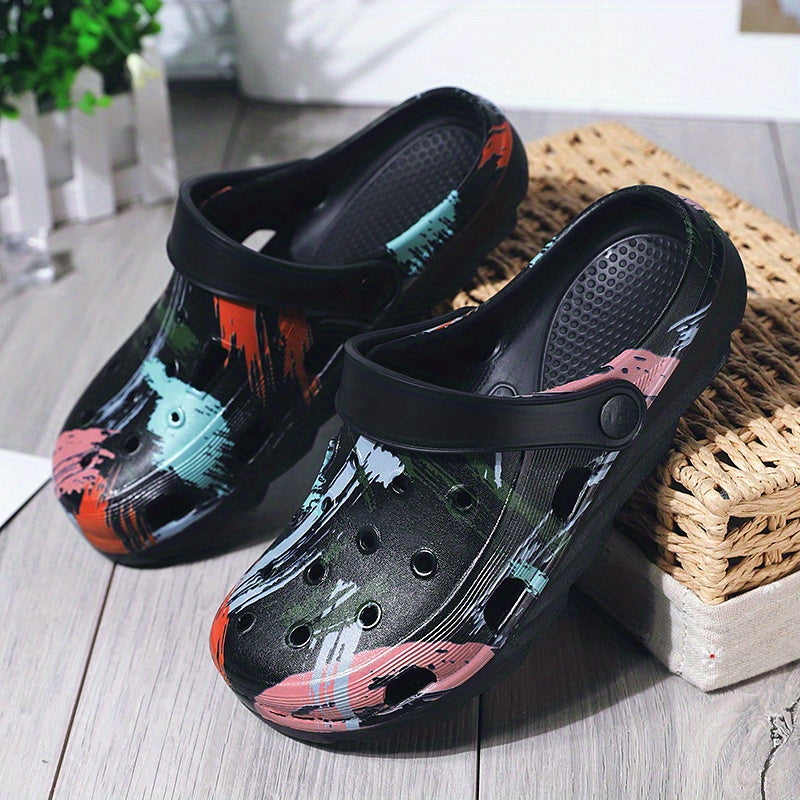 Graffiti Comfortable Clogs Non-slip Sandals Lightweight Slippers