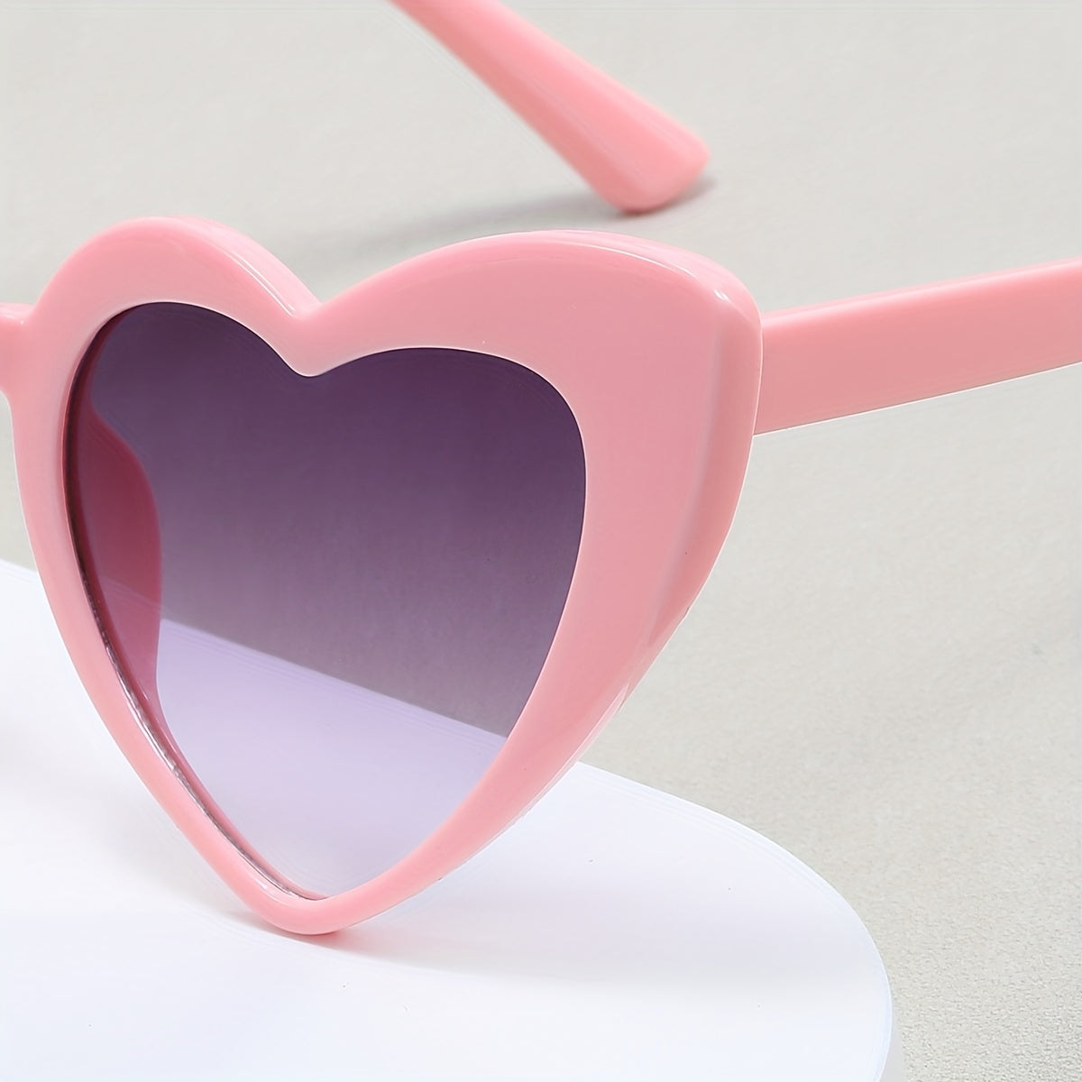 Heart Sunglasses Gradient Lens Photo Prop Glasses Casual Outdoor Eyewear