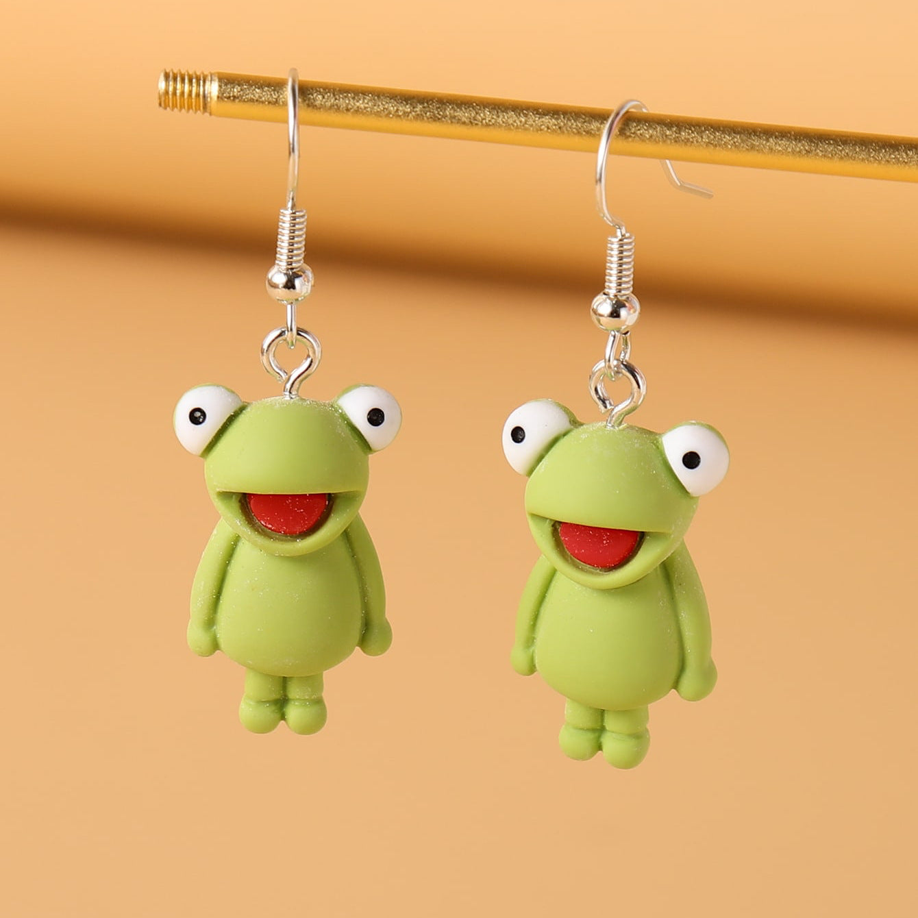 Cute Frog Drop Earrings