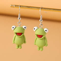 Cute Frog Drop Earrings