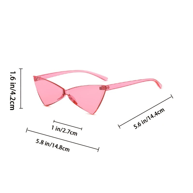 Cat Eye Sunglasses Bowknot Candy Prom Women's Sunglasses